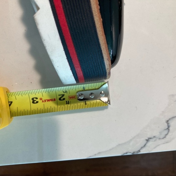 ZARA Sz 38 Patent Leather Studded Brogue Platform Slip On Shoes - Picture 5 of 12